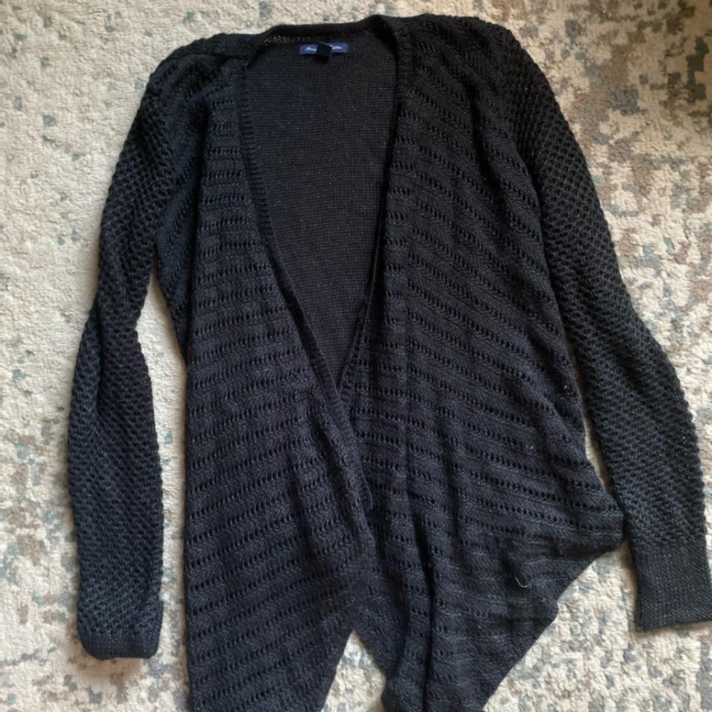 Navy cardigan